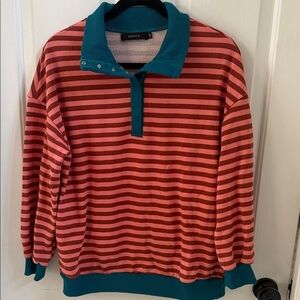Striped pullover. Size S - boyfriend style.